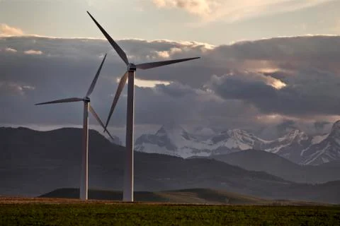 Wind Farm Canada Stock Photos
