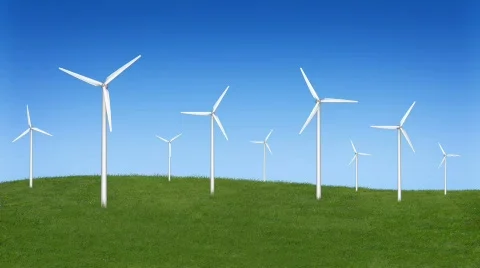 Wind farm Stock Footage 147606