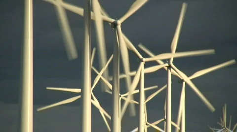Wind farm Stock-Footage 555222