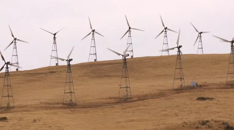 Wind Farm Stock Footage 8360278