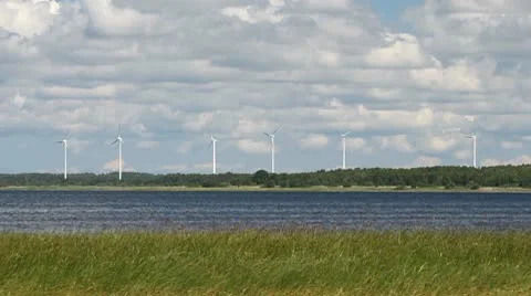 Wind Farm Stock Footage 10567980