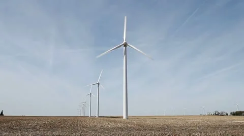 Wind Farm Video stock 10869155