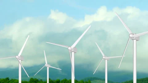 Wind Farm Stockbeeldmateriaal 22900628