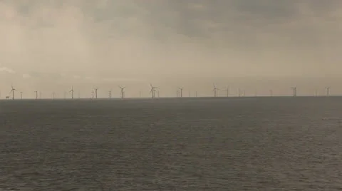 Wind farm Stock Footage 23974961