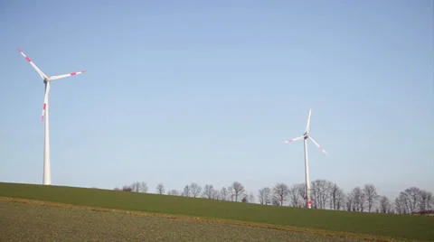 Wind farm Stock-Footage 34534520