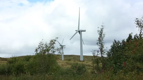 Wind farm Video stock 40975542