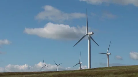 Wind Farm Stock Footage 52850598