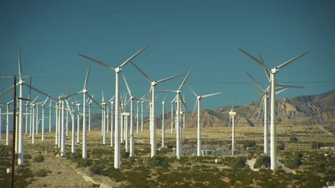Wind Farm  Stock Footage 75165555