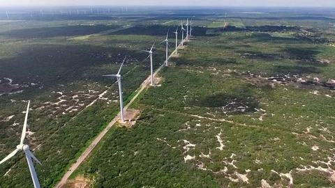 Wind farm 库存影片 82327514