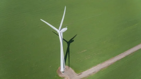 Wind Farm Stock Footage 87772428