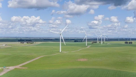 Wind Farm Stock Footage 87774368