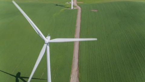 Wind Farm Stock Footage 87775029
