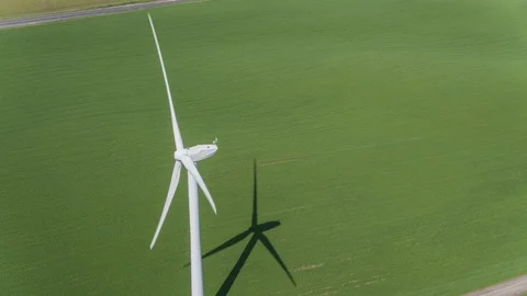 Wind Farm Stock Footage 87775634