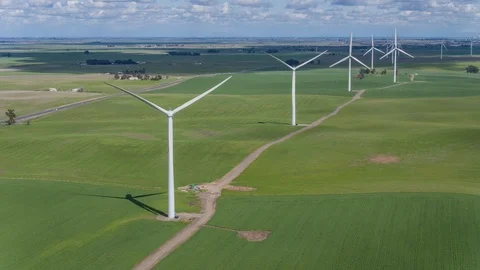 Wind Farm Stock Footage 87776359