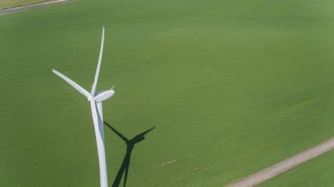 Wind Farm Stock Footage 87776455