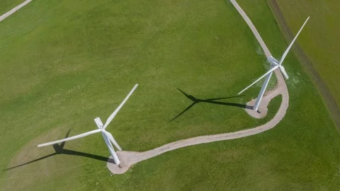 Wind Farm Stock Footage 87776608