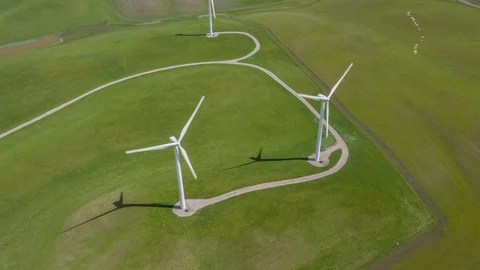 Wind Farm Stock Footage 87776666