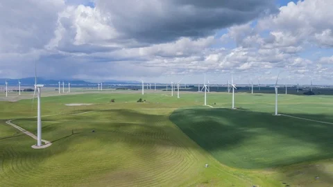 Wind Farm Stock Footage 87777146