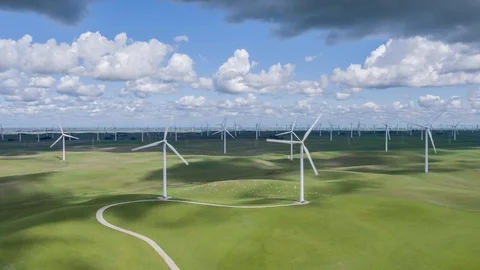 Wind Farm Stock Footage 87777770