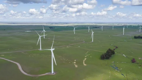 Wind Farm Stock Footage 87778105