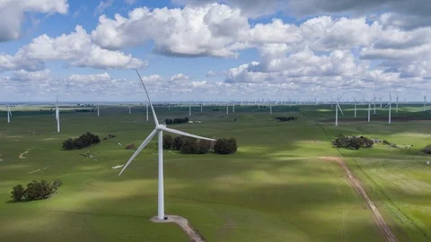 Wind Farm Stock Footage 87816453