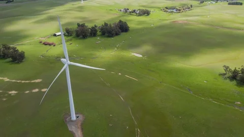 Wind Farm Stock Footage 87816865
