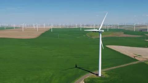 Wind Farm Stock Footage 90900776