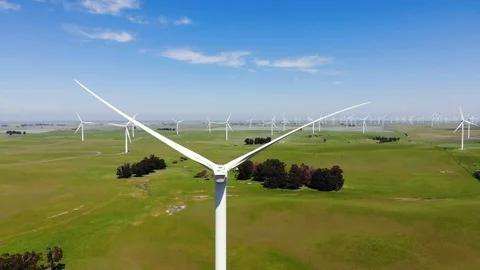 Wind Farm Stock Footage 101338294