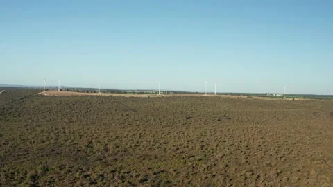 Wind Farm Stock Footage 131068937