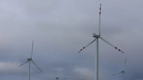Wind farm Stock Footage 144442173