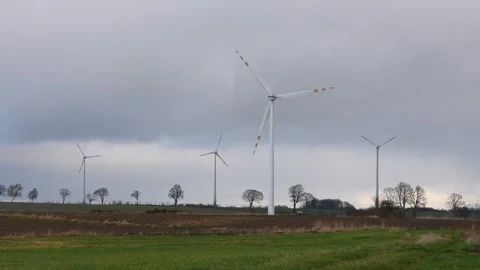Wind farm Stock Footage 144442192