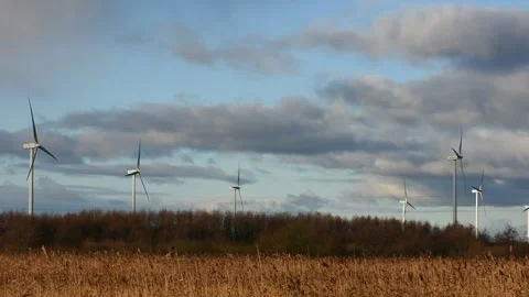 Wind farm Stock Footage 144442200