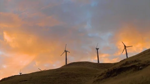 Wind Farm Footage 2 Stock Footage 89735035
