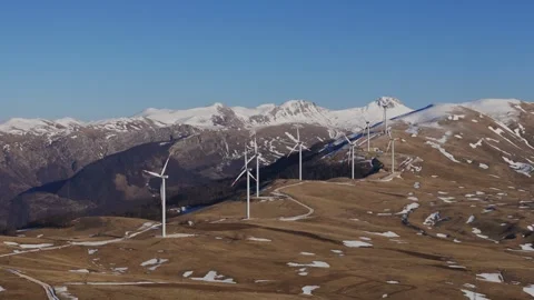 Wind farm Stock Footage 300996808