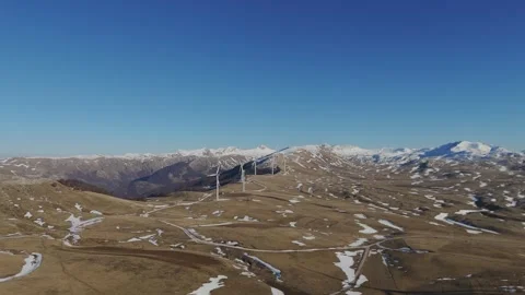 Wind farm Stock Footage 300996811