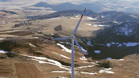 Wind farm Stock Footage 300996813