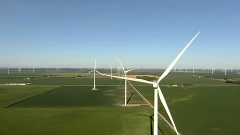 Wind Farm Indiana 库存影片 201263920