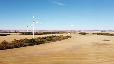Wind Farm Morning Light  2 Stock Footage 142840274