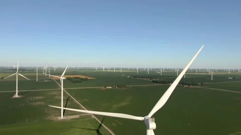 Wind Farm - No Wind 库存影片 201263786