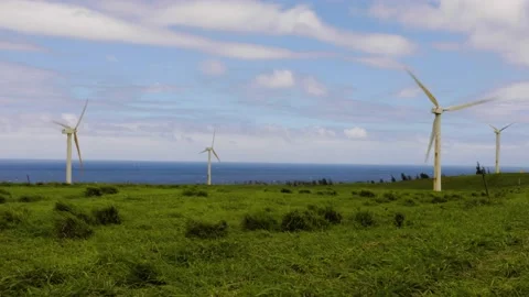 Wind Farm Oceanside 1 Stock Footage 194225334