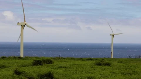 Wind Farm Oceanside 2 Stock Footage 194225322