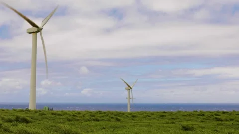 Wind Farm Oceanside 3 스톡 동영상 194225264