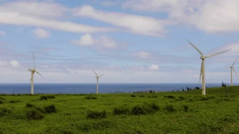 Wind Farm Oceanside 4 Stock-Footage 194225336