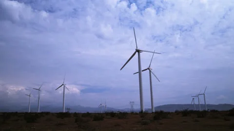 Wind Farm one Video stock 26858806