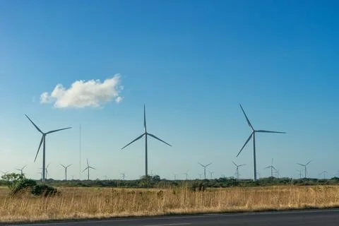 Wind Farm Panama Stock Photos