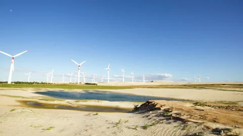 Wind Farm at Paradise Video stock 152165905