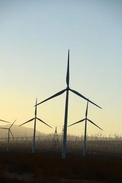 Wind farm Stock Photos