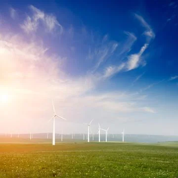 Wind farm Foto stock