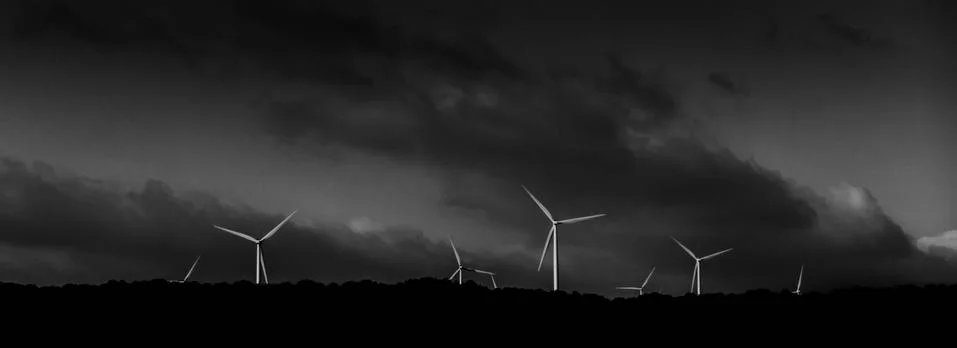 Wind farm Stock Photos