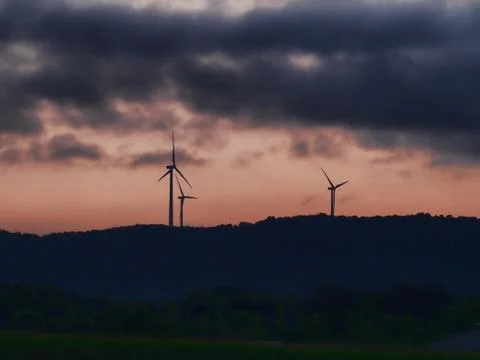 Wind farm Foto stock